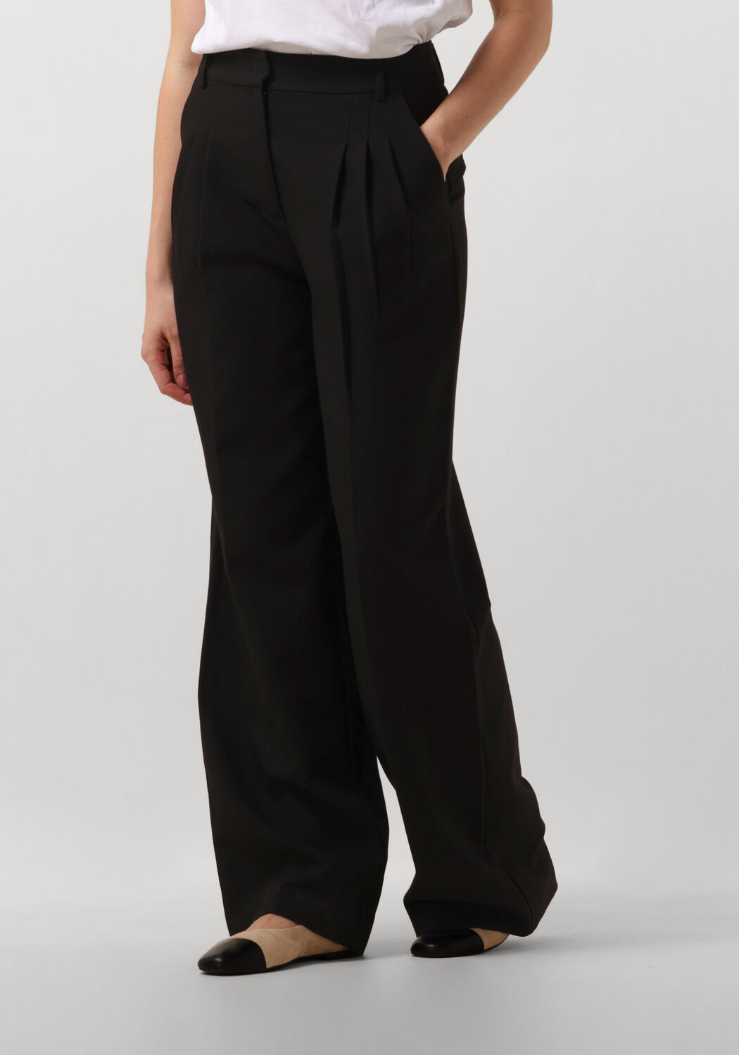 Strakke zwarte best sale broek dames