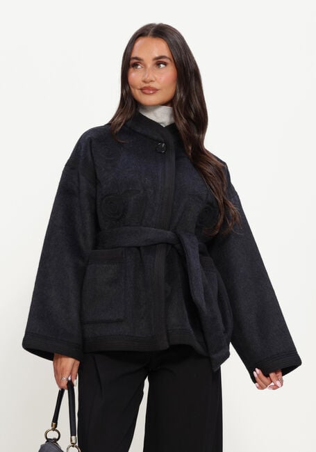 Zwarte ANTIK BATIK Blouses WILLOW KIMONO - large