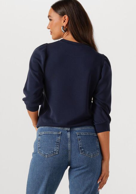 Donkerblauwe SELECTED FEMME T-shirt SLFTENNY 3/4 SWEAT TOP - large