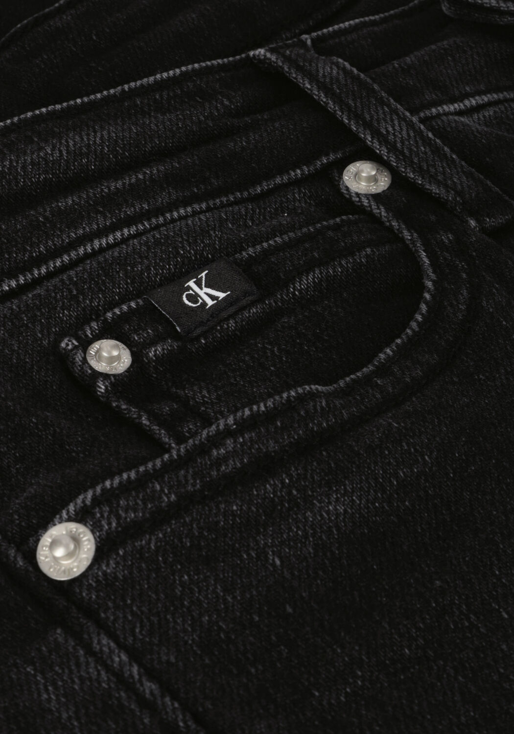 Zwarte CALVIN KLEIN Skinny jeans MID RISE SKINNY - large