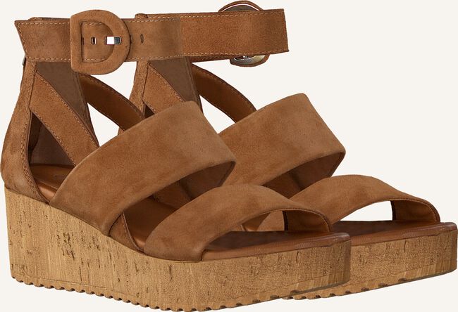 Cognac OMODA Platte sandalen 722016 Cognac OMODA Platte sandalen 722016 - large