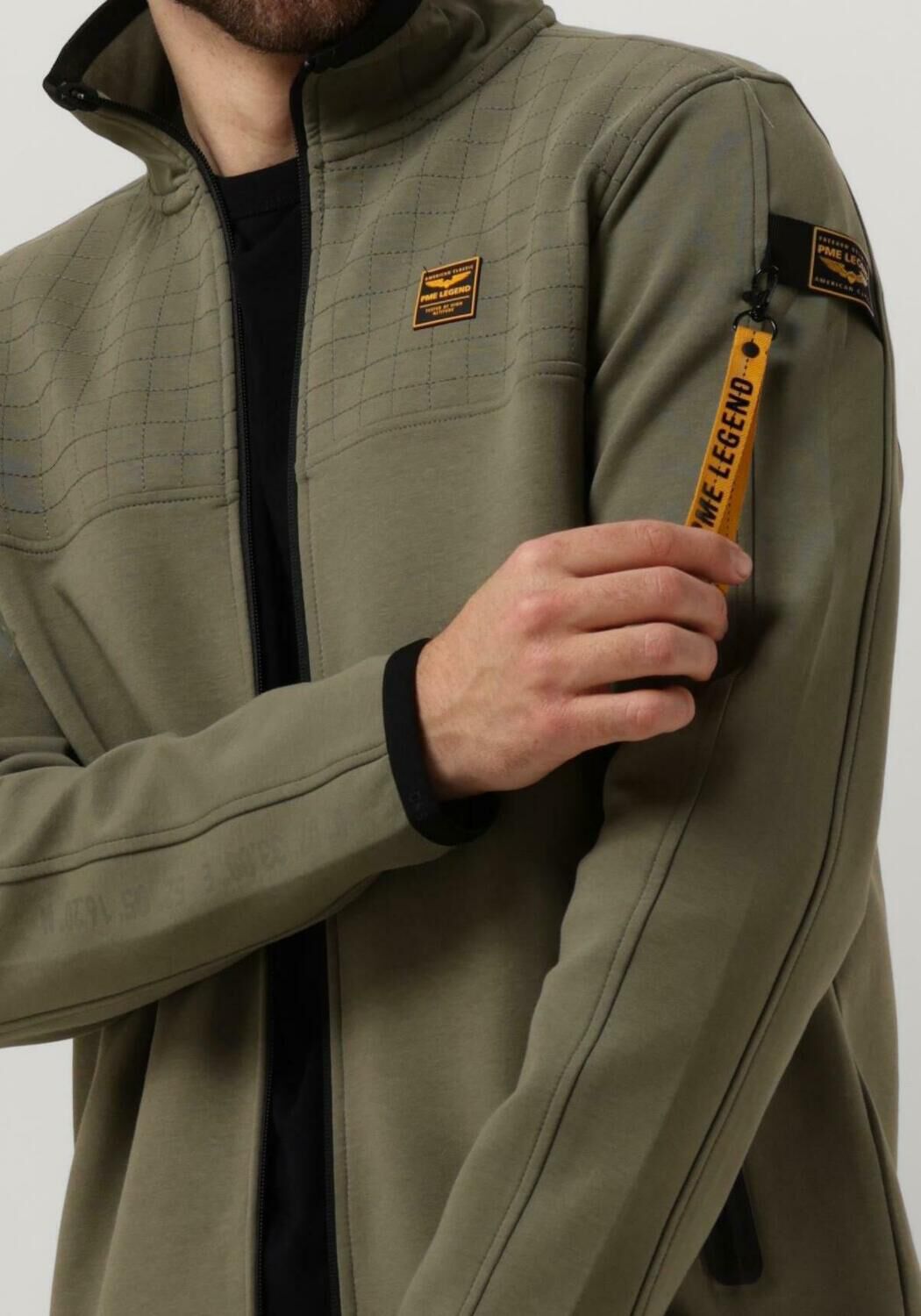 PME LEGEND Heren Truien & Vesten Hooded Jacket Spacer Look Sweat Groen