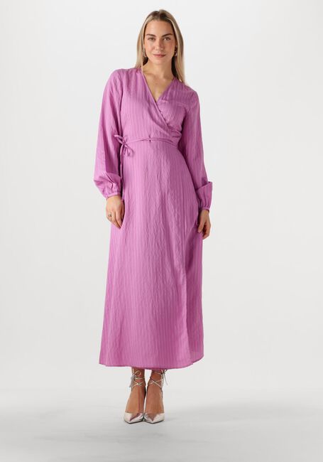 Lila SELECTED FEMME Midi jurk SLFLUCIA-SUSIE LS ANKLE WRAP DRESS - large