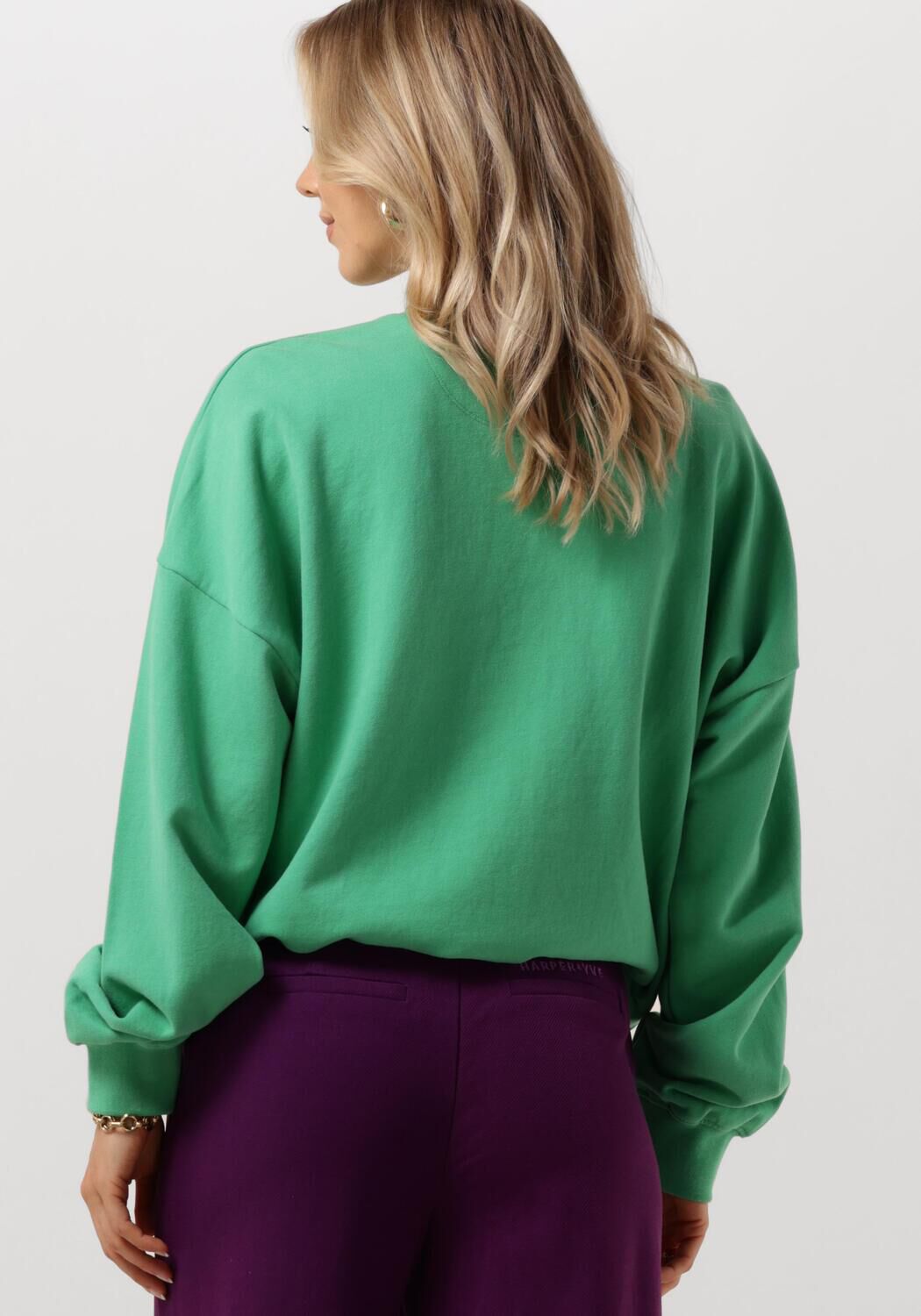HARPER & YVE Dames Truien & Vesten Logo-sw Groen