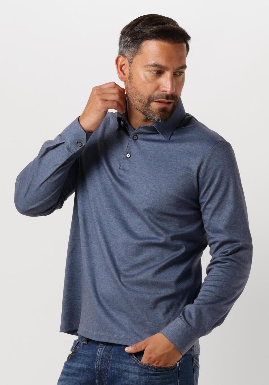 DESOTO Heren Polo's & T-shirts Casual Polo Kent 1 1 Donkerblauw