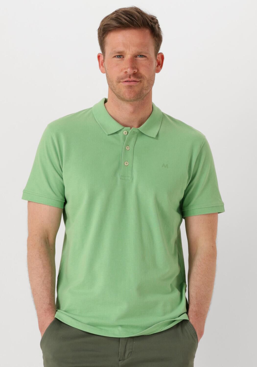 MATINIQUE Heren Polo's & T-shirts Mapoleo Melange Groen