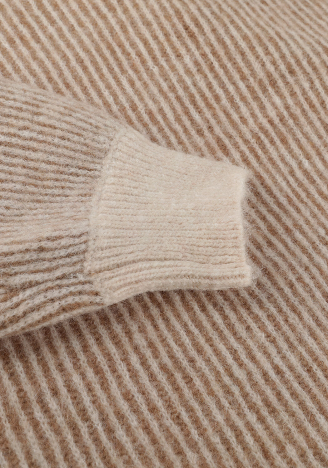 Beige SELECTED WOMEN Trui SLFLILO LS KNIT O-NECK - large