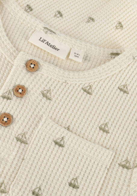 Ecru LIL' ATELIER T-shirt NMMFREDE TOP Ecru LIL' ATELIER T-shirt NMMFREDE TOP - large