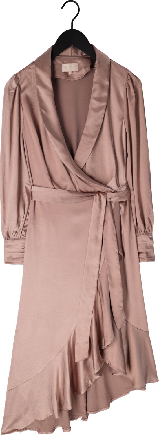NOTRE-V Dames Jurken Nv-dorissa Satin Dress Roze