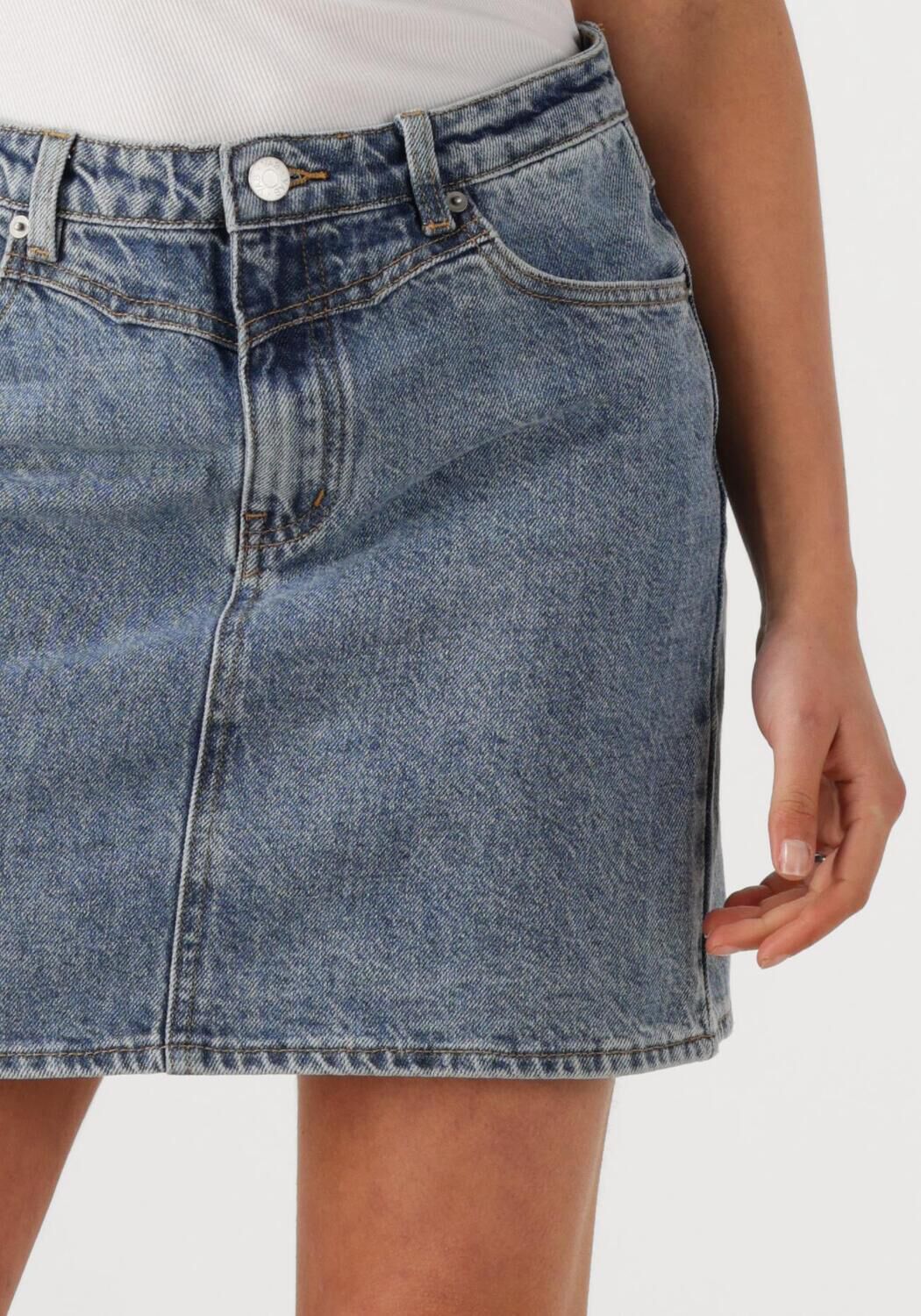 Y.A.S. Dames Rokken Yasaiko Mw Denim Skirt Grijs