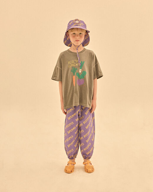 Donkergrijze Jelly Mallow Polo HEALTY BUNCH PIGMENT T-SHIRT - large