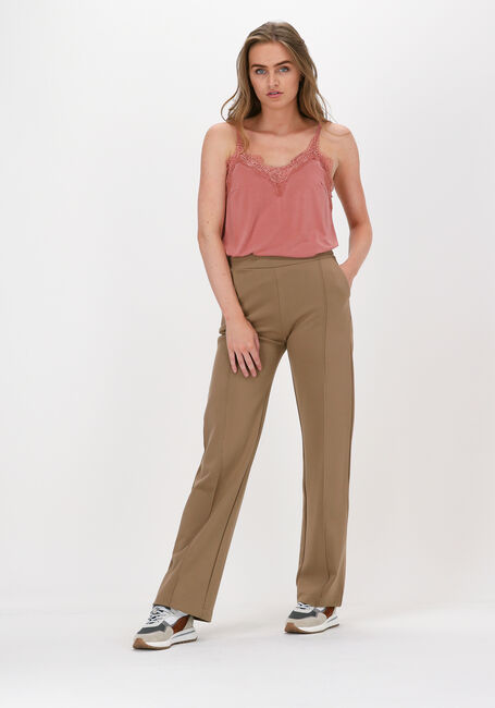 Oranje MSCH COPENHAGEN Top LILLIANE FENYA LACE SINGLET - large