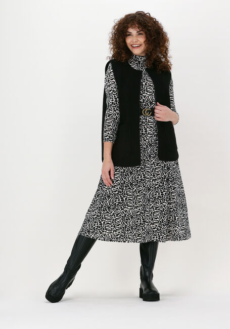 Zwarte SET Midi jurk 73913 - large