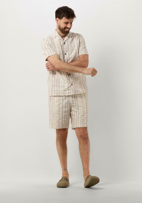 Beige ANERKJENDT Korte broek AKLT JAN ELASTIC COTTON SHORTS - large