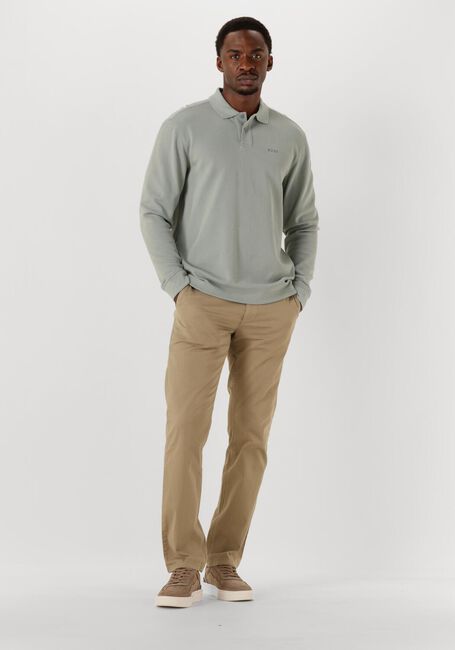 Groene BOSS ORANGE Polo PETEMPESTO LONG - large