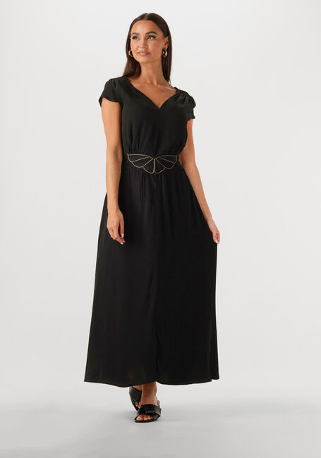 Zwarte LOUIZON Maxi jurk FAYENCE - large