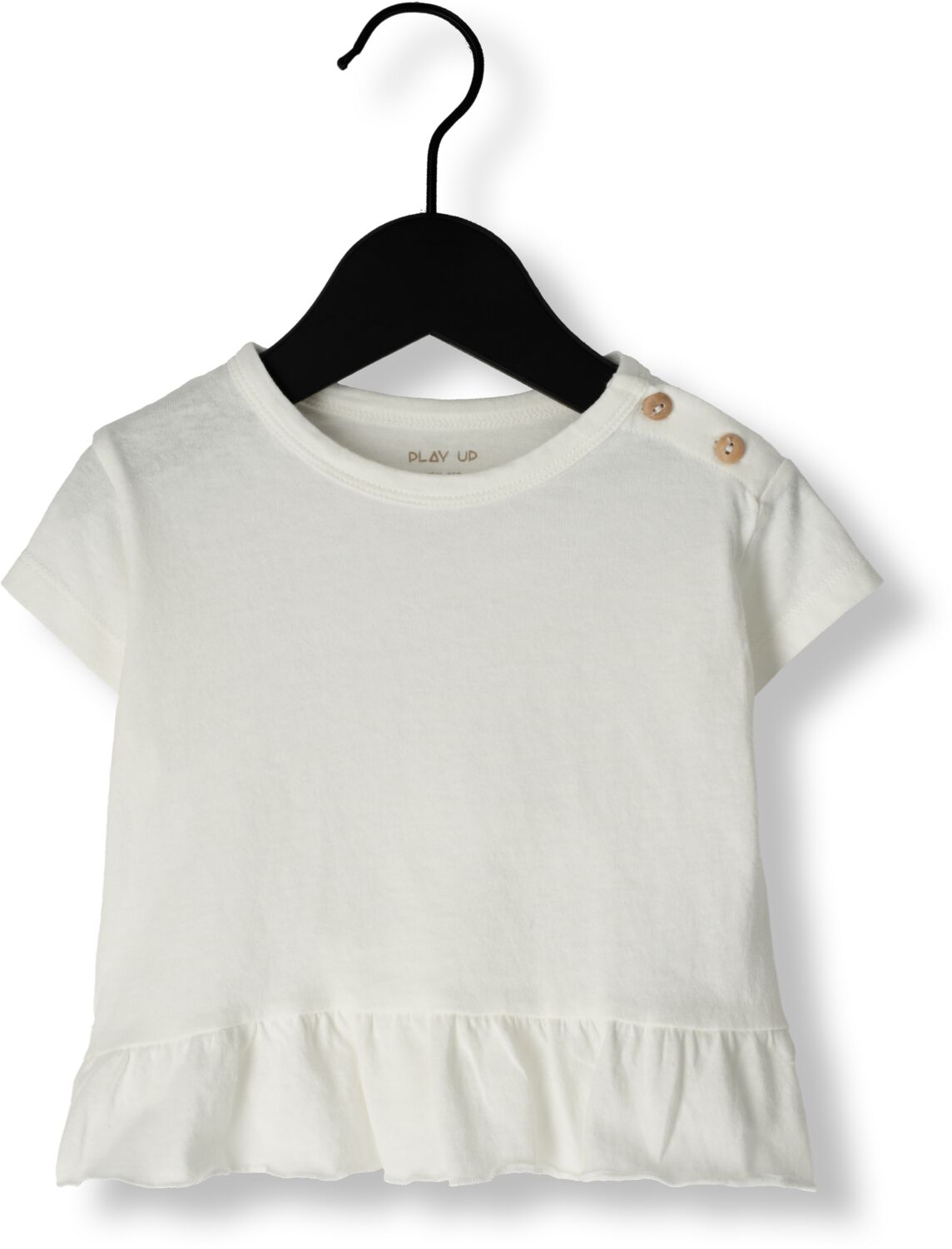 PLAY UP Baby Tops & T-shirts Flame Jersey T-shirt 1 Wit