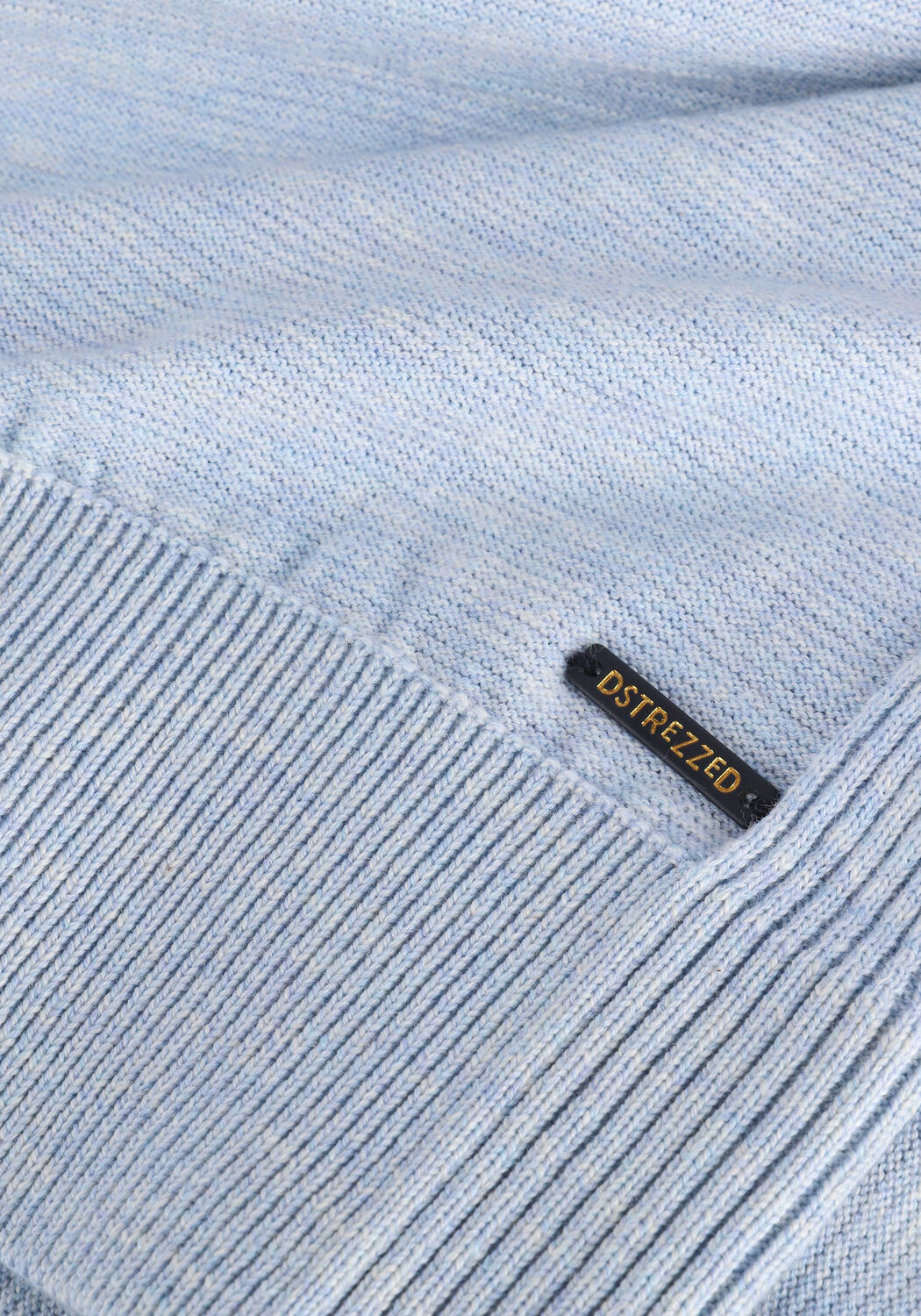 Blauwe DSTREZZED Trui MERCURY CREW MELANGE SLUB - large