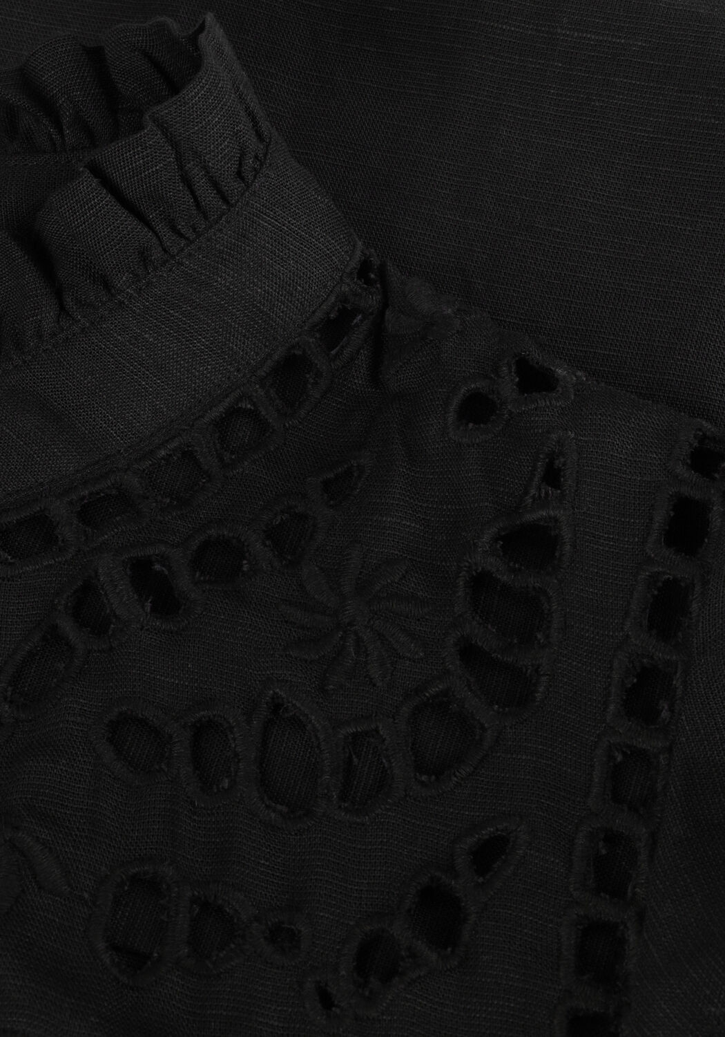 Zwarte MINUS Midi jurk ALAYA KNEE LENGTH DRESS - large