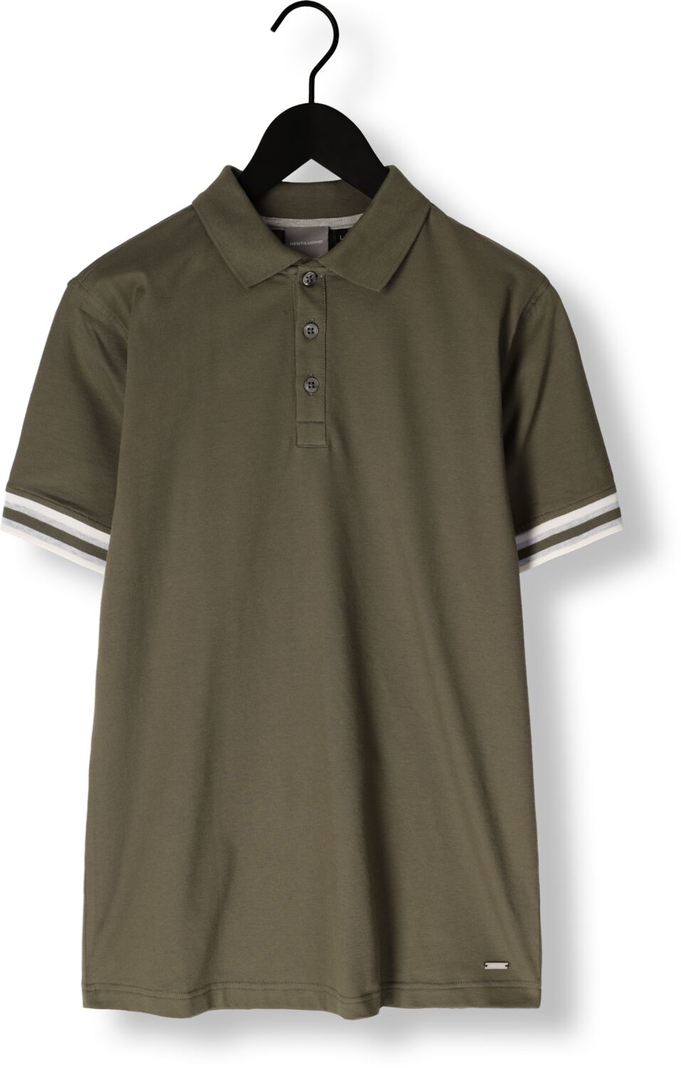 GENTILUOMO Heren Polo's & T-shirts Polo 3 Button Ss J2006-219 Khaki