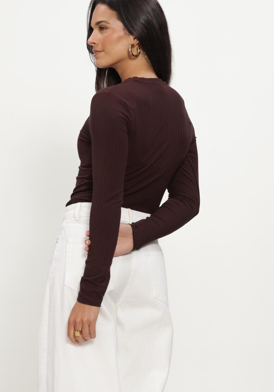 Bruine EDITED Top GINGER LONGSLEEVE - large
