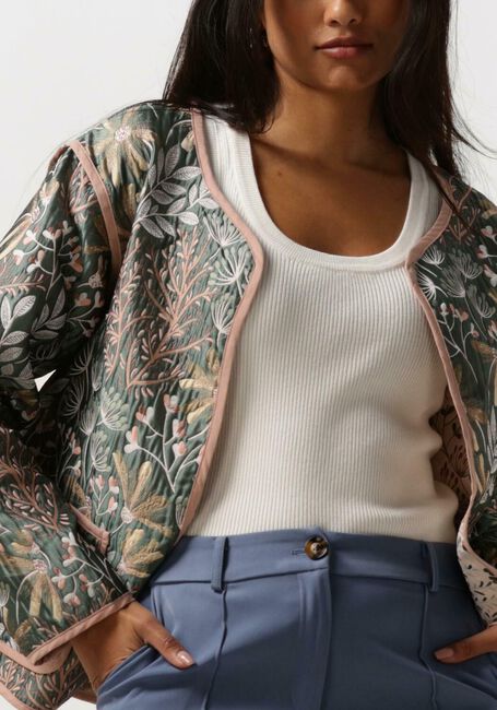 Donkergroene YDENCE Vest JACKET YASMIN - large