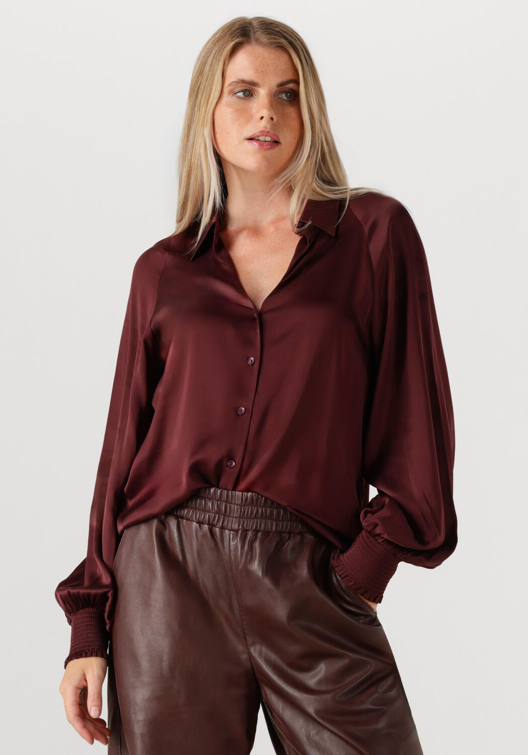 IBANA Dames Blouses Tyna Bordeaux
