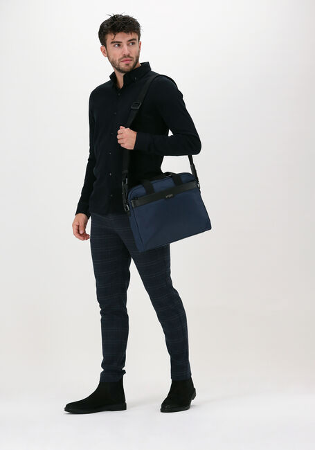 Donkerblauwe SAINT STEVE Casual overhemd GIJS - large