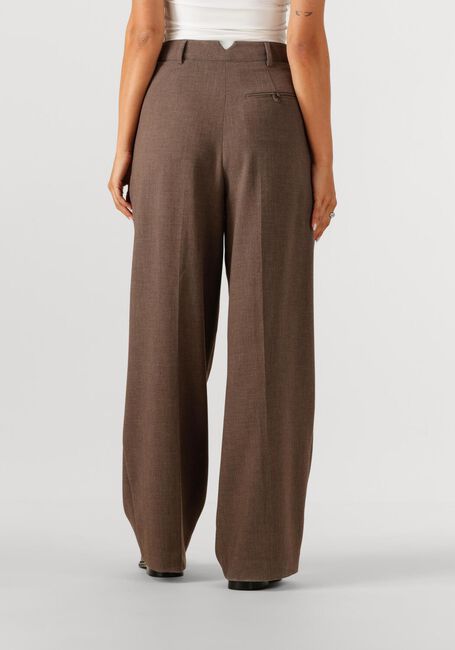Bruine MSCH COPENHAGEN Wijde broek MSCHROSINA MICHELLE HW PANTS - large