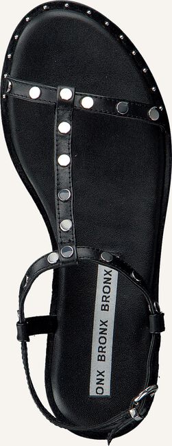 Zwarte BRONX Platte sandalen THRILL Zwarte BRONX Platte sandalen THRILL - large