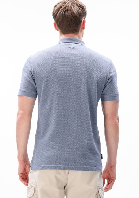 Blauwe PME LEGEND Polo POPCORN JERSEY - large