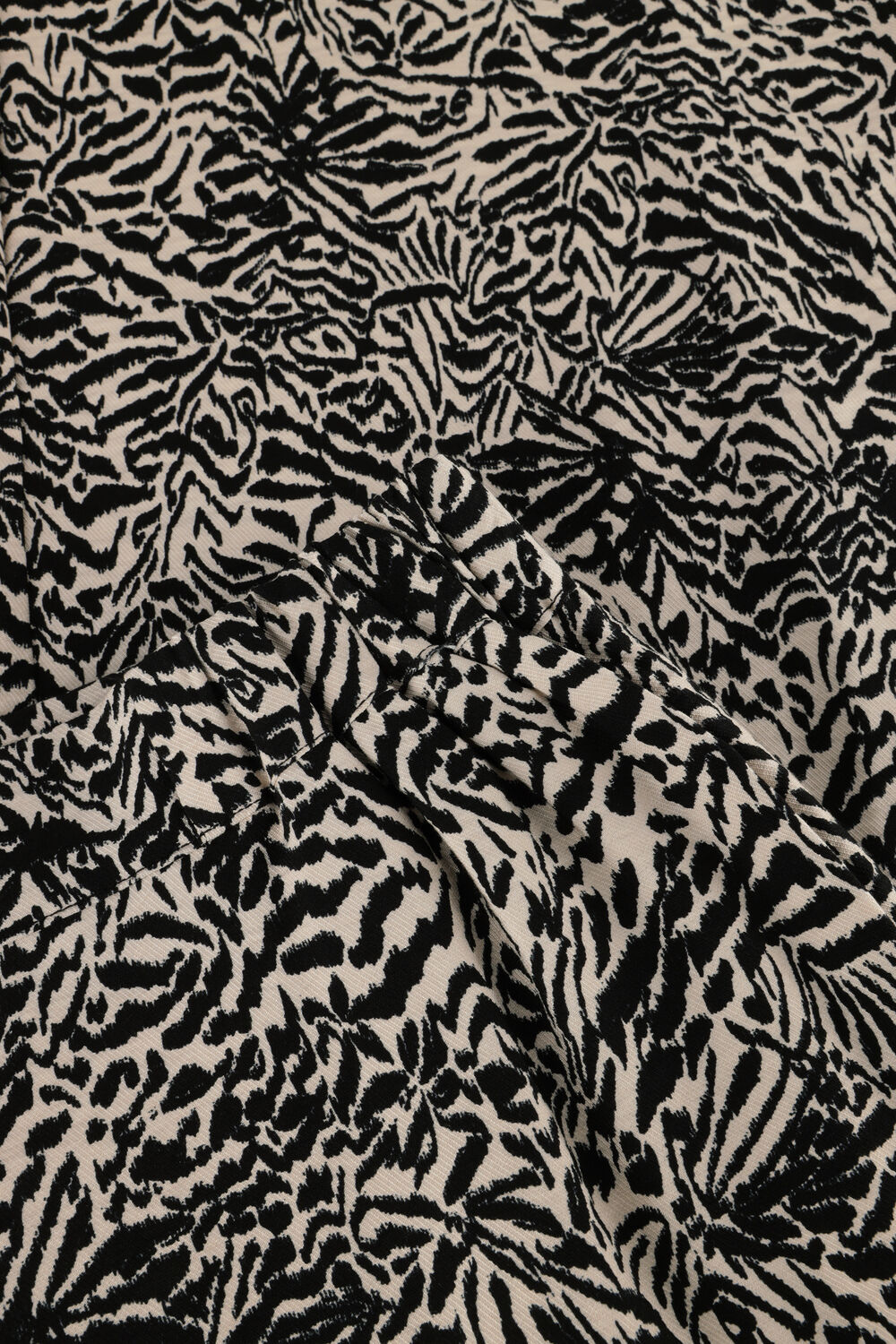 Grijze MSCH COPENHAGEN Wijde broek MSCHAMABELLA PANTS - large