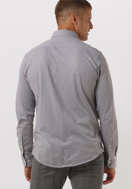 Beige SELECTED HOMME Casual overhemd SLHSLIMBOND-PIQUE KNIT-SHIRT LS B - large