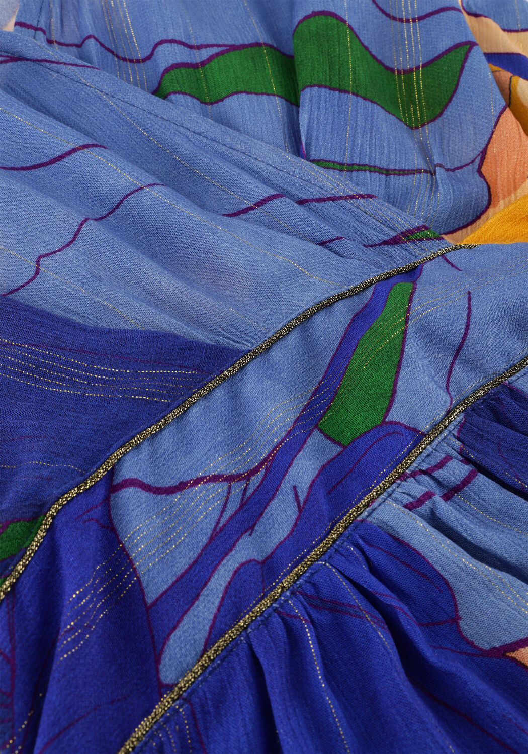 Multi LOUIZON Maxi jurk MUSIC - large