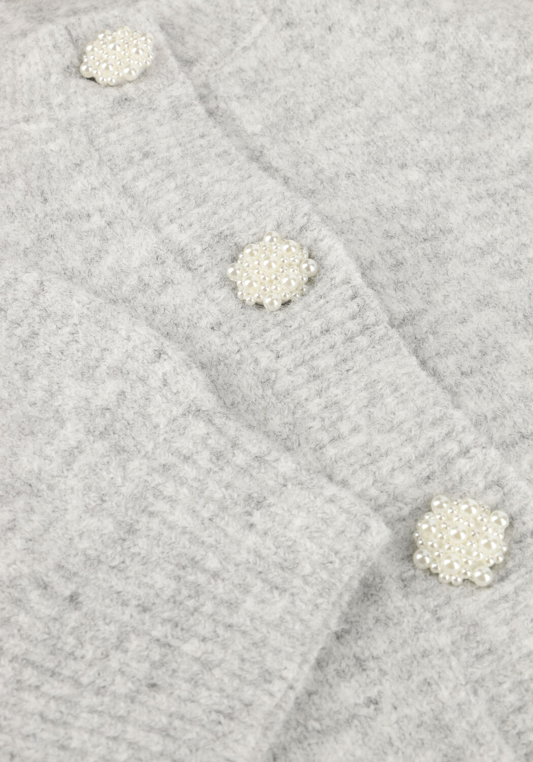 Lichtgrijze NEO NOIR Trui TRUDY DECO KNIT CARDIGAN - large