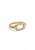 Goudkleurig NOTRE-V Ringen OMFW22-014 - medium