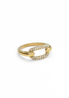 Gouden NOTRE-V Ring OMFW22-014 - medium