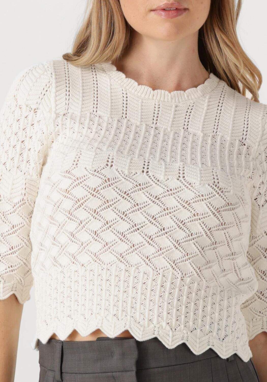 SUNCOO Dames Tops & T-shirts Panach Creme