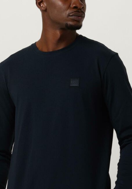 Donkerblauwe BOSS ORANGE T-shirt TACKS - large