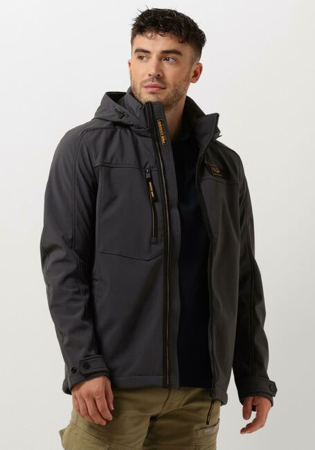 Donkergrijze PME LEGEND Jack SEMI LONG JACKED SUCCESSOR SOFT SHELL - large