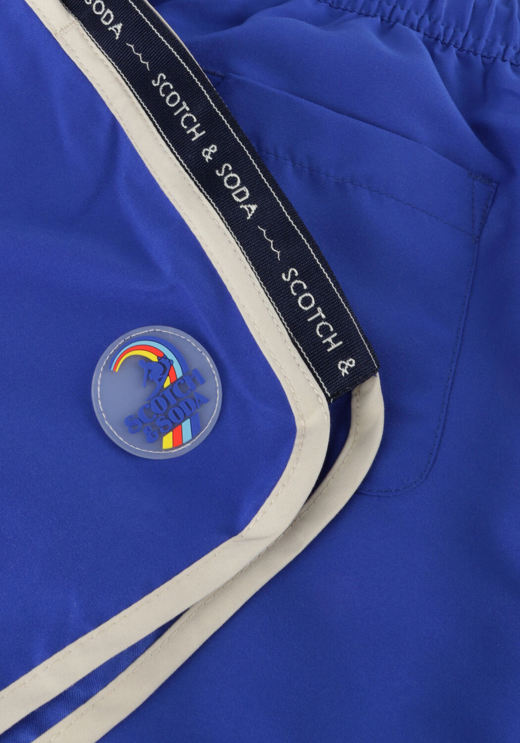 Blauwe SCOTCH & SODA Zwembroeken MAGIC PRINT SWIMSHORT - large