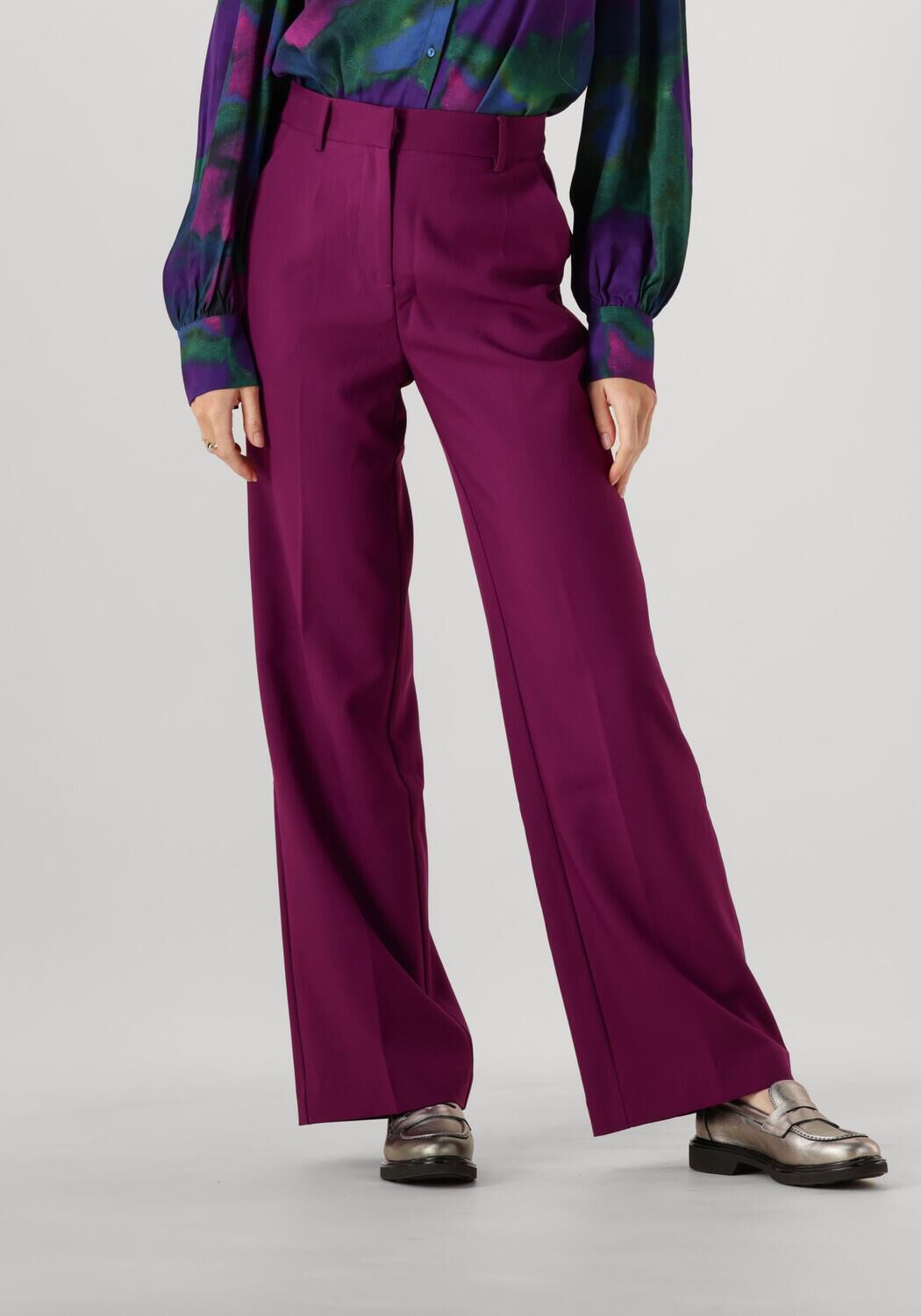 Freebird Paarse Lolani Broek voor Vrouwen Purple Dames