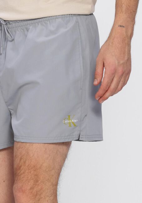 Lichtgrijze CALVIN KLEIN UNDERWEAR Zwembroeken SHORT DRAWSTRING WAISTBAND - large
