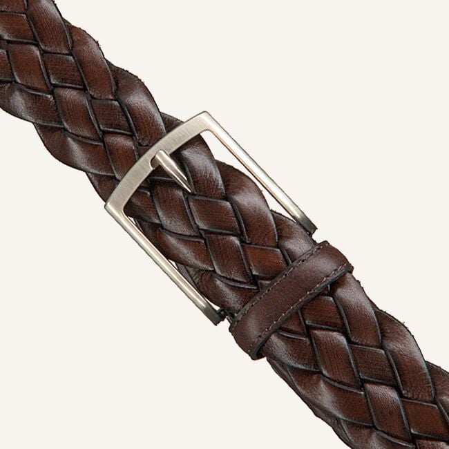 Bruine MAZZELTOV Riem TRECCIA PELLE Bruine MAZZELTOV Riem TRECCIA PELLE - large