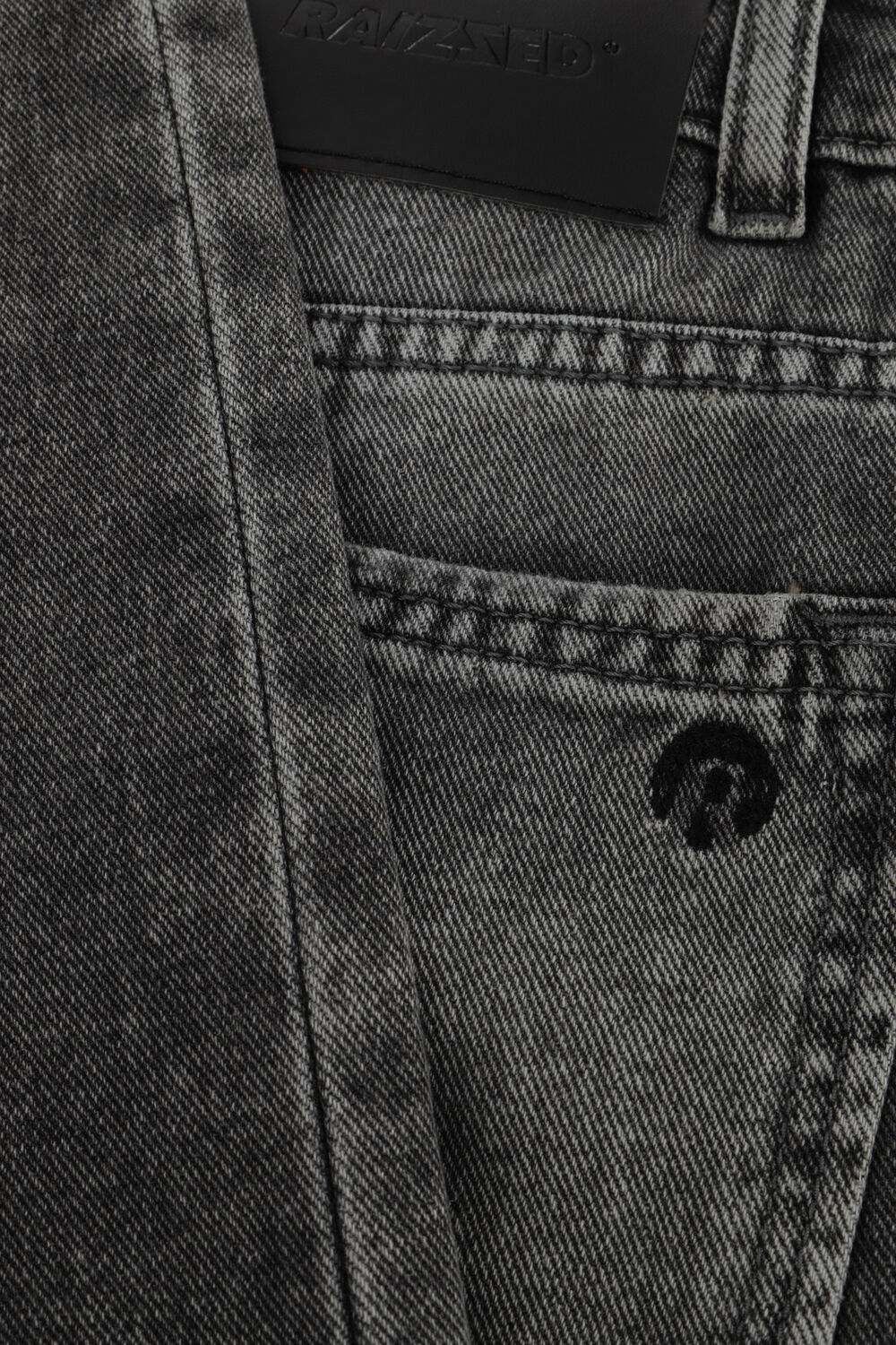 Zwarte RAIZZED Wide jeans HANOI - large