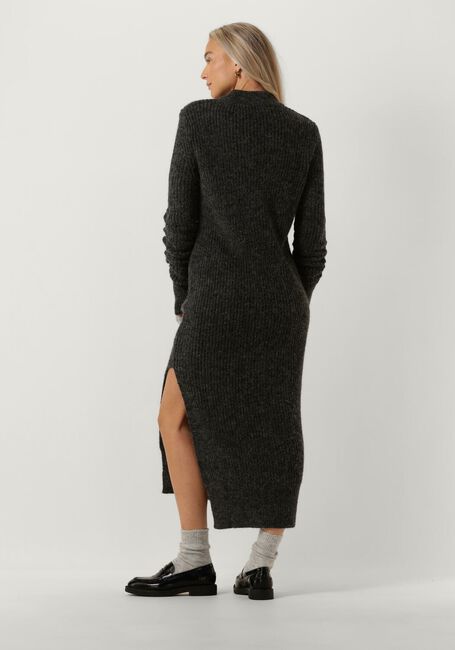Grijze VANILIA Midi jurk WOOL MAXI DRESS - large