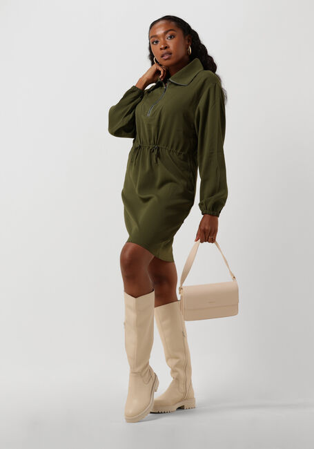 Groene ANOTHER LABEL Mini jurk ROSELYN DRESS L/S - large