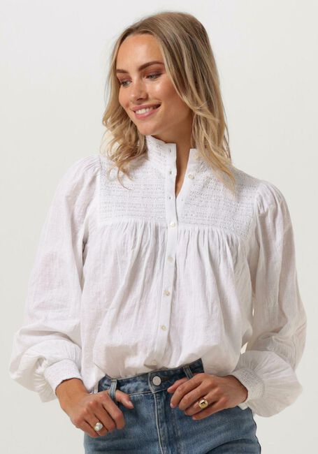 Witte RUBY TUESDAY Blouses KAYA COLL SMOCK AND PINTUCK BLOUSE - large