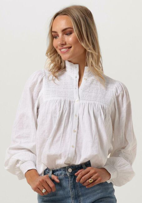 Witte RUBY TUESDAY Blouse KAYA COLL SMOCK AND PINTUCK BLOUSE - large