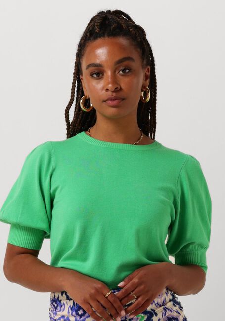 Groene MINUS Top LIVA KNIT TEE - large